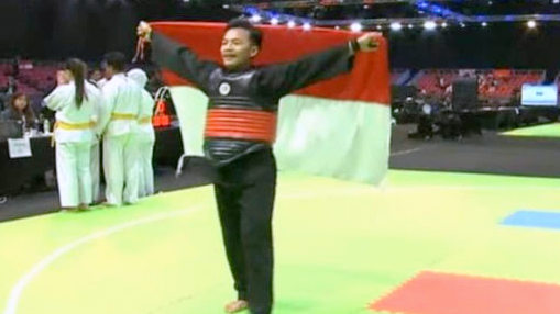 Kejuaraan Dunia Pecak Silat, Atlet Lampung Raih Emas dan Perak