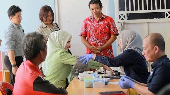 Apresiasi Kinerja PSMTI, Ketua PMI Pesawaran Kampanye Donor Darah
