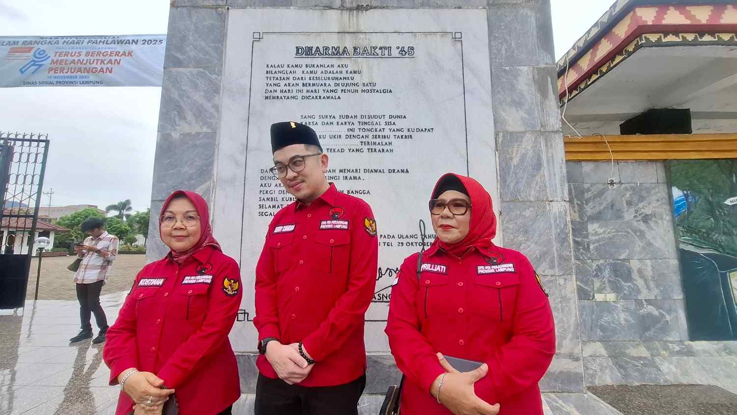 Peringati Hari Pahlawan, DPD PDI Perjuangan Lampung Tegaskan Komitmen Perjuangan Politik