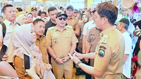 Bupati Lamsel Inspeksi Pasar Natar