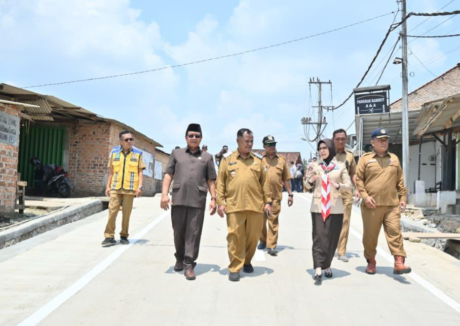 Pemkab Pesawaran Bangun Dua Ruas Jalan di Negerikaton