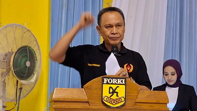KONI Lampung Tantang FORKI Cetak Prestasi Nasional