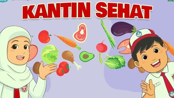 Dinkes Waykanan Kampanye Jajanan Sehat di Kantin Sekolah