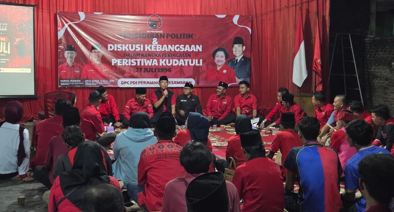 Peringatan Kudatuli 1996, PDIP Pesawaran Diskusi Kebangsaan
