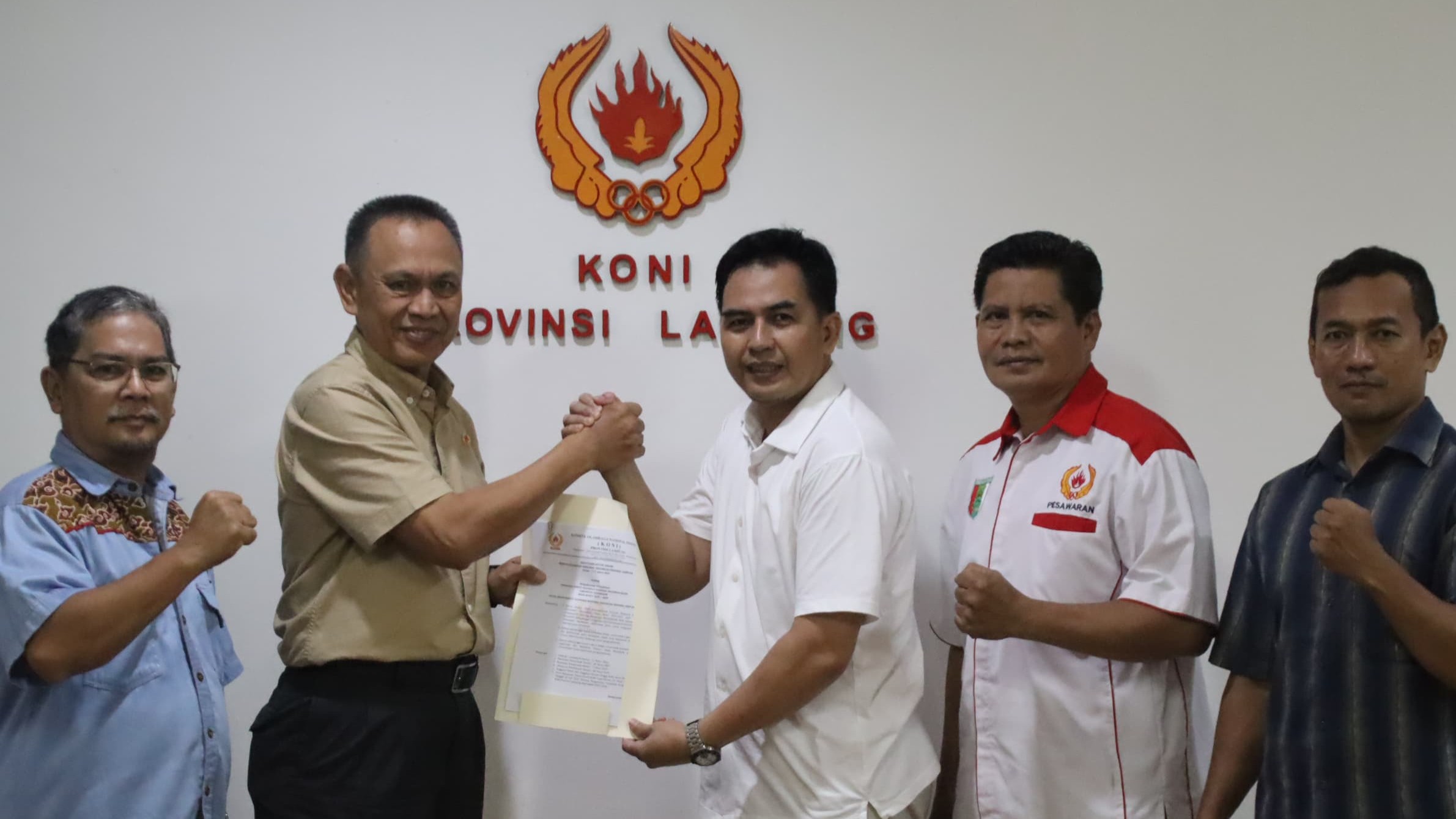 Oktober, Pengurus Harian KONI Pesawaran Dilantik