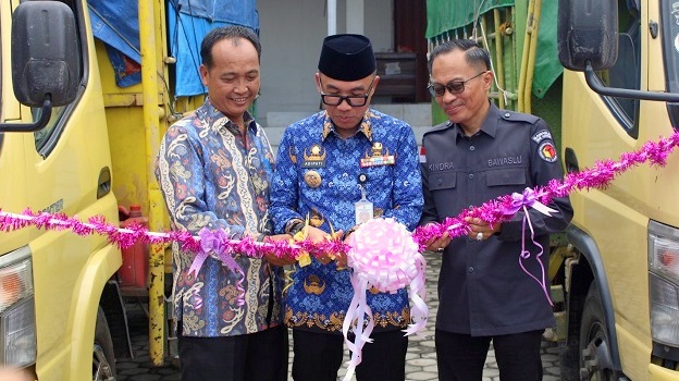 KPU Waykanan Distribusikan 1.422 Kotak Suara