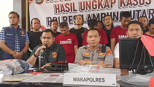 Polres Lampung Utara Ungkap Sindikat Pembuatan SIM Palsu