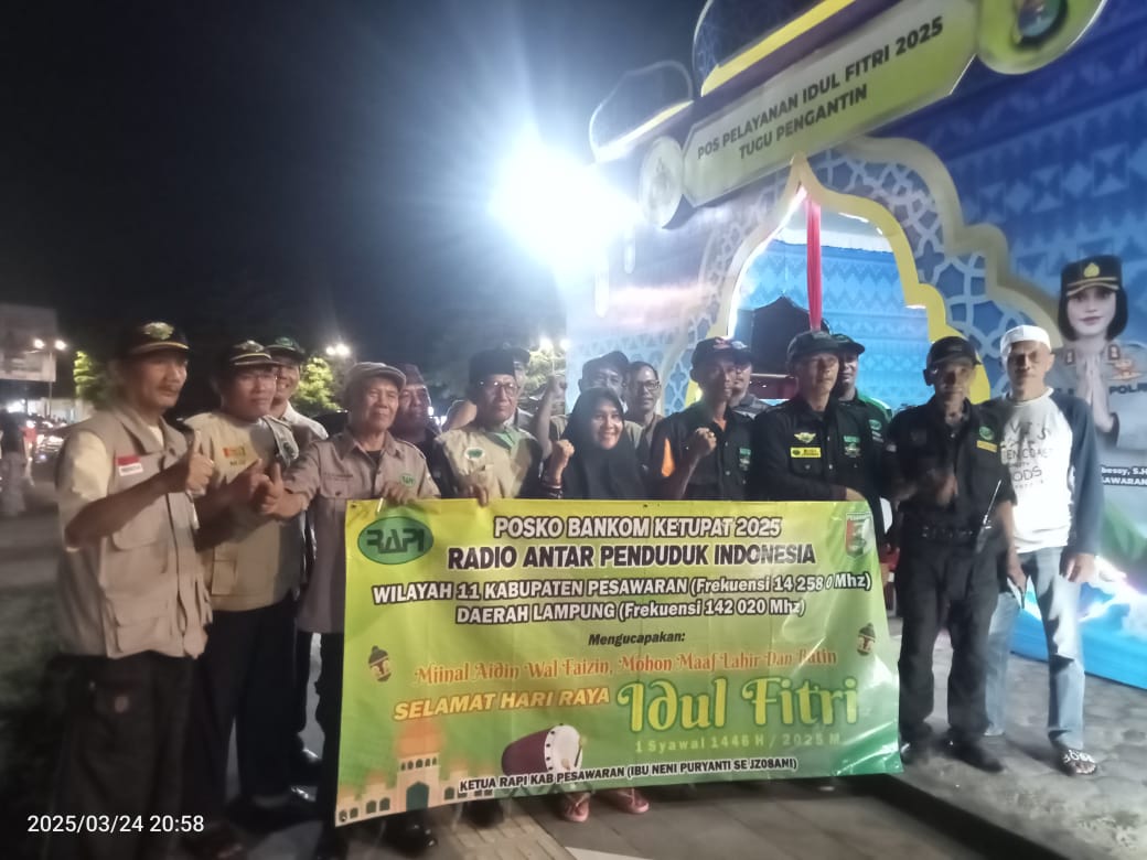 Bantu Pemudik, RAPI Pesawaran Siapkan Posko Komunikasi di Jalinbar