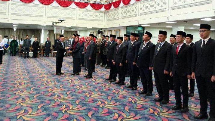 Mutasi Besar-Besaran: Sekda Lantik 31 Pejabat Pemprov Lampung