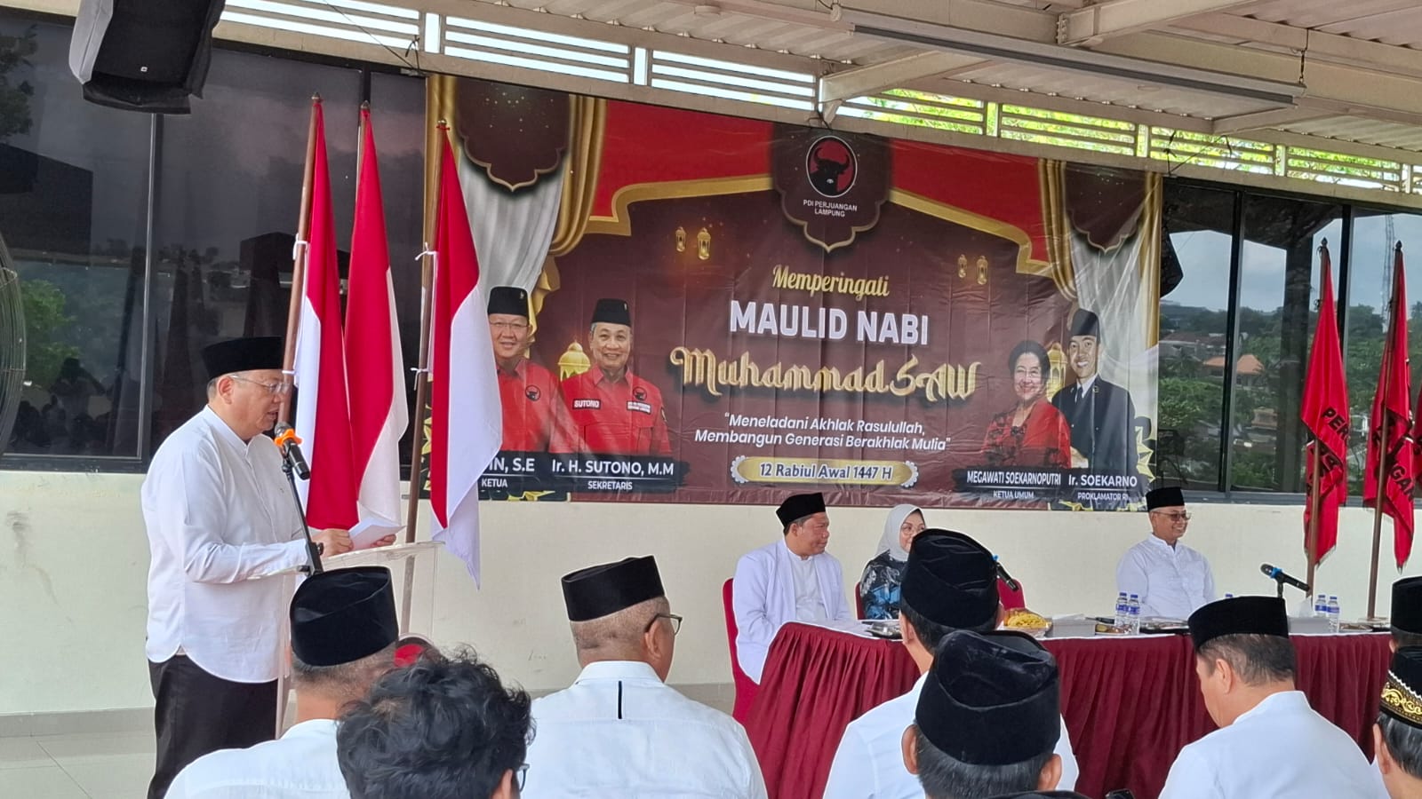 Sudin Ingatkan Kader PDIP Lampung: Jangan Flexing, Teladani Kesederhanaan Nabi Muhammad