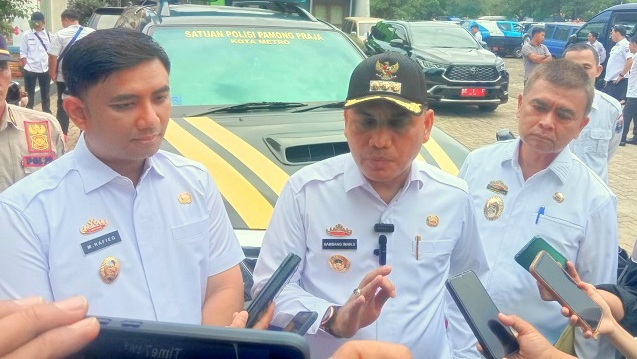 Walikota Metro Periksa Kelayakan  Randis Pemkot