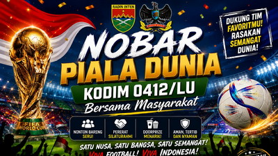 Demam Final Piala Dunia, Ini Tiga Lokasi Nobar di Lampura