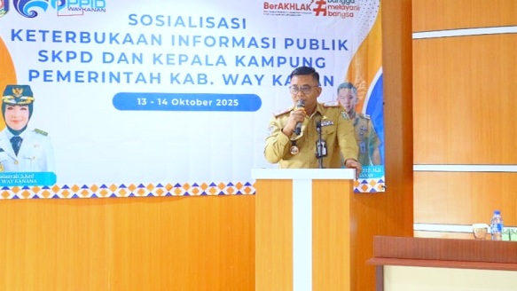 Diskominfo Waykanan Sosialisasi KIP
