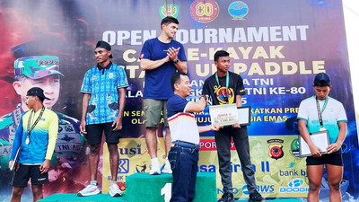 Pedayung Lampung Raihan Perunggu di Turnamen Piala Panglima TNI