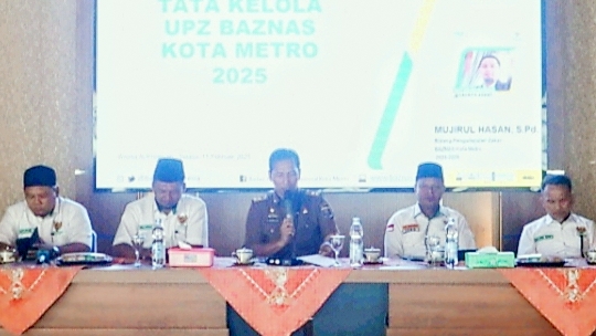 Pelajar Sasaran Awal Gasibu Baznas Metro