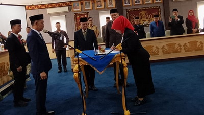 Plh Sekda Tersangka Korupsi, Wabup Lampung Utara Lantik Penggantinya