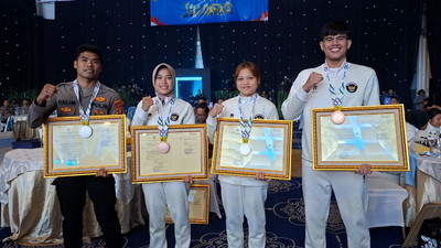 Dari Podium SEA Games, Empat Atlet Lampung Diganjar Penghargaan Kapolri