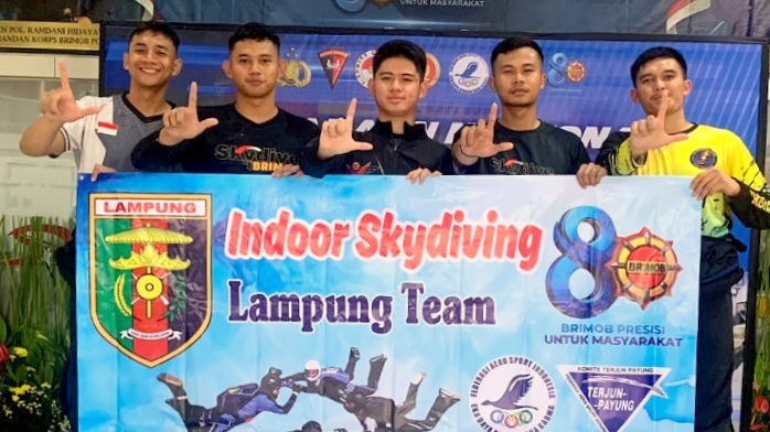 Sabet Tiga Medali Kejurnas, Atlet Terjun Payung Lampung Berpeluang ke Tingkat Dunia