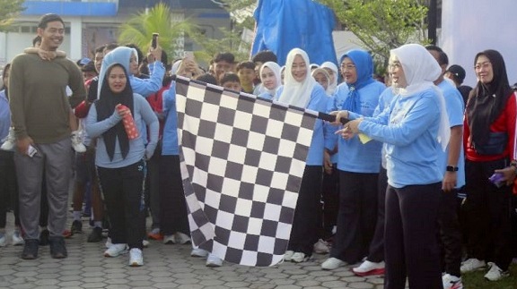 Jalan Sehat Akhiri Rangkain Festival Literasi Waykanan