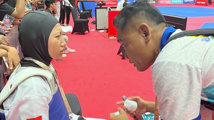 Tambah Satu Perak dari Taekwondo, Lampung Bertengger di Peringkat Sembilan PON Beladiri