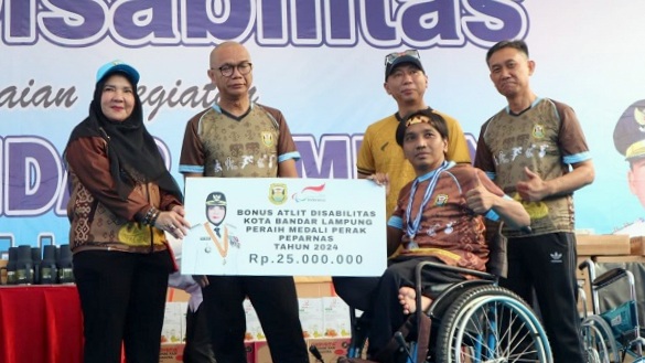 Peduli Penyandang Disabilitas, Pemkot Bandarlampung Catat Rekor MURI