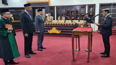 Sah.! Agus Jabatan Kadisdikbud Metro, Kusbani Asisten II