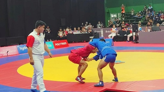 Menang WO, Atlet Sambo Lampung Raih Perunggu