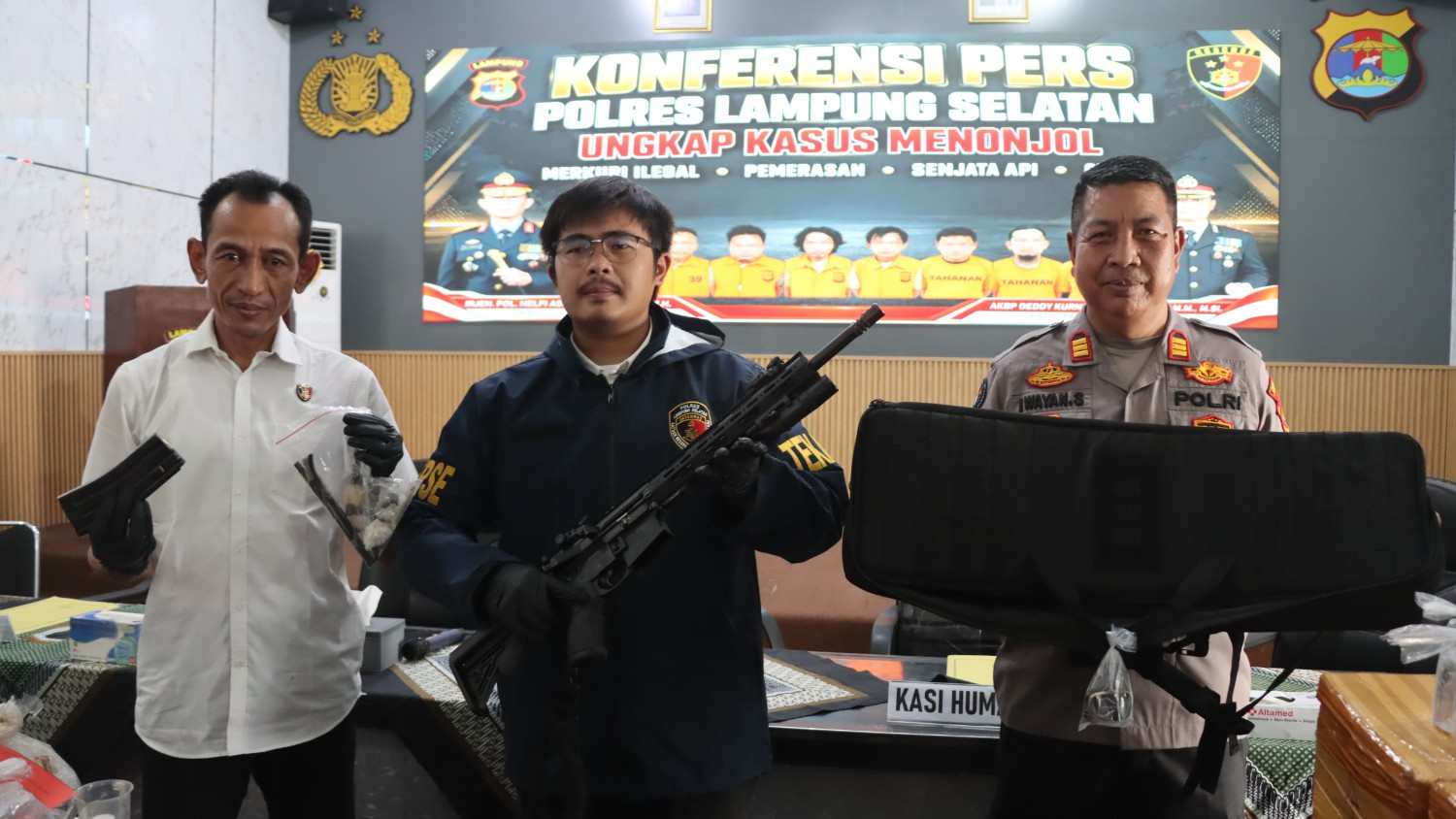 AR-15 dan Puluhan Peluru Disita, Polisi Bongkar Jaringan Senpi Lampung-Jakarta