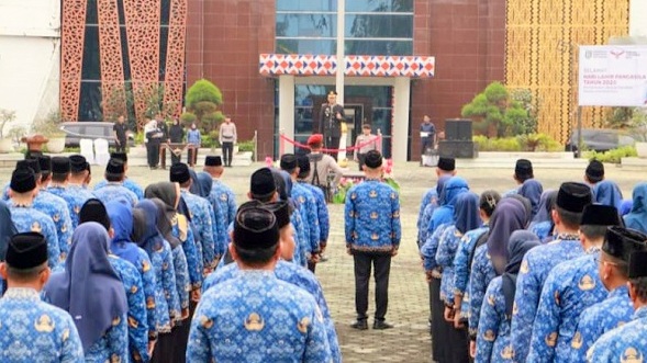Pemkab Waykanan Peringati Harlah Pancasila