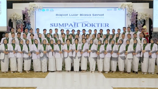 Unila Cetak 66 Dokter Baru