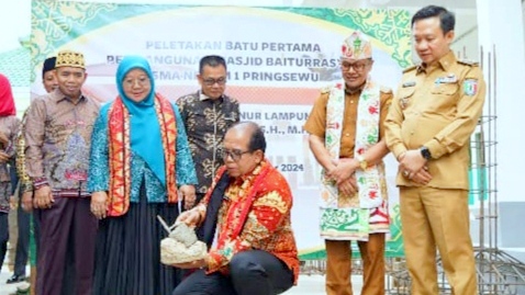 Bangun Masjid, SMAN 1 Pringsewu Butuh Dana Rp3,4 Miliar