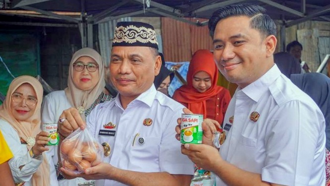 Jaga Stabilitas dan Stok Bahan Pokok, Pemkot Metro Operasi Pasar