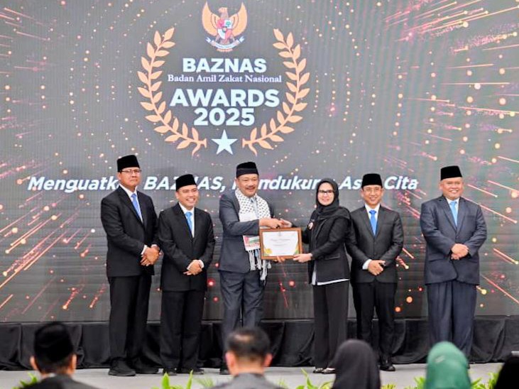 Digitalisasi Zakat, Pesawaran Terima Penghargaan Baznas