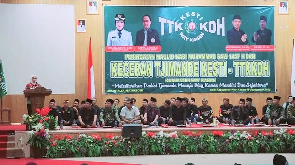Ajak Teladani Nabi, Bupati Waykanan Apresiasi Kesti TTKKDH