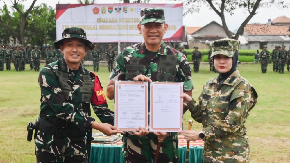 TMMD Ditutup dengan Apresiasi Bupati Pesawaran