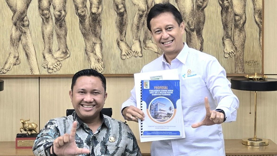 Temui Menkes Budi Gunadi, Wabup Pesawaran Bahas Faskes di Pesisir