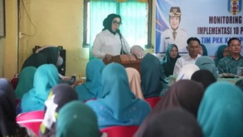 Bupati Waykanan Evaluasi Program PKK