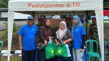 Intan Group Dukung Baksos HUT Ke 10 Puslatpur Mar 8 Teluk Ratai