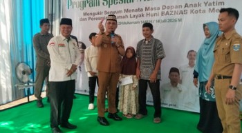 Sinergi BAZNAS Dan Pemkot Metro,  Bedah Rumah Warga Miskin