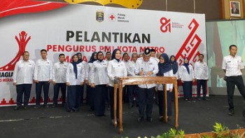 Dilantik! PMI Metro Siapkan Tiga Program Utama